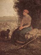 Jean Francois Millet Sleeping Shepherdess Germany oil painting artist